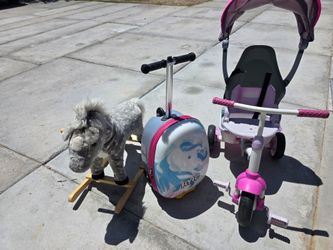 Kids toys and backpack
