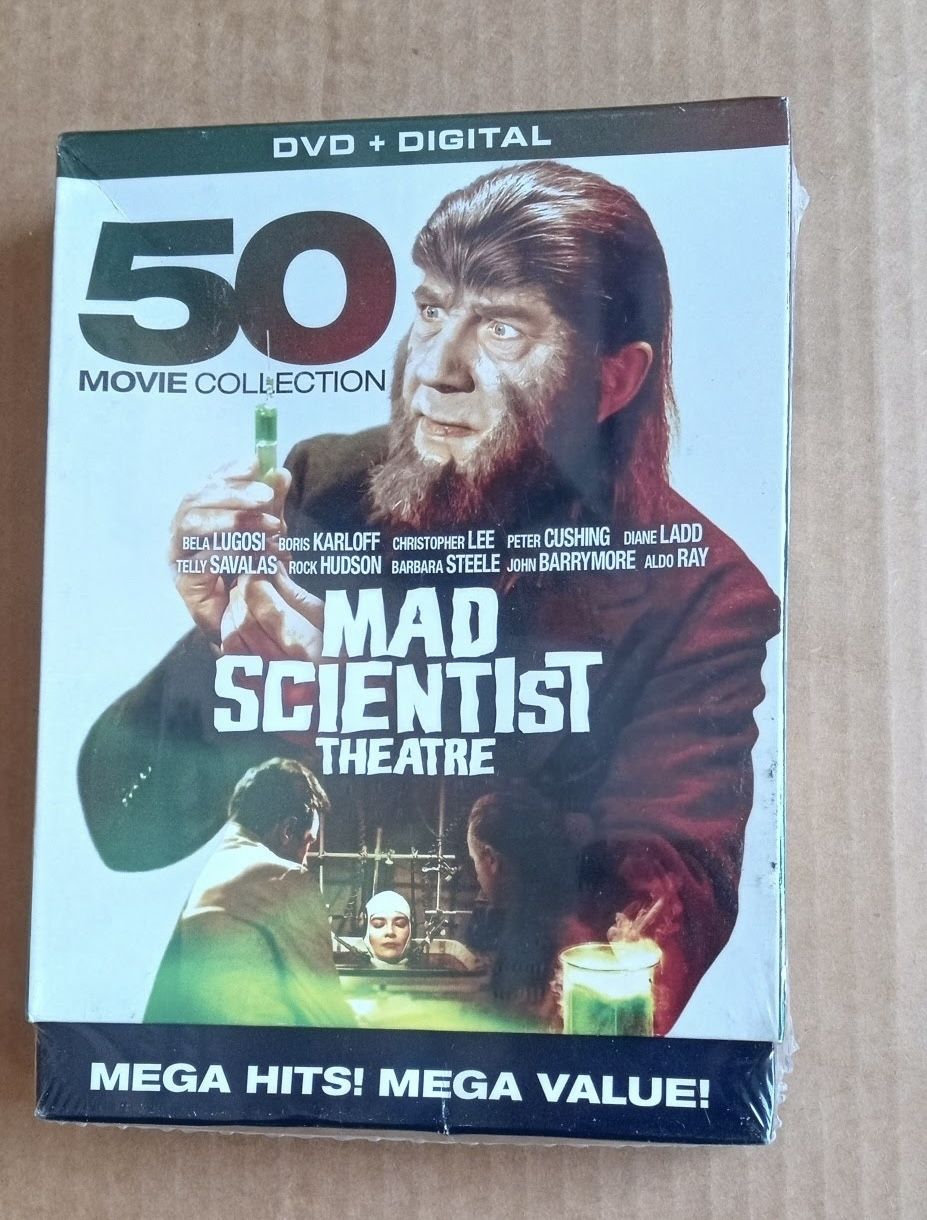 dvd mad scientist 50 movies brand new
