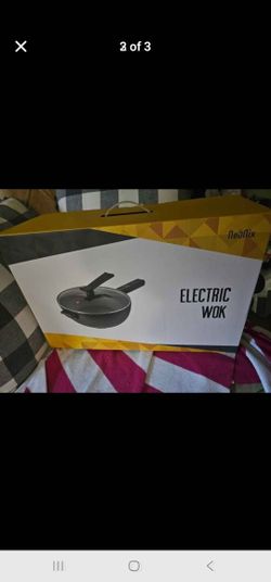 New electric wok (non stick coating)

