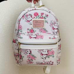 Loungefly x Disney The Aristocats Marie Floral Mini Backpack
