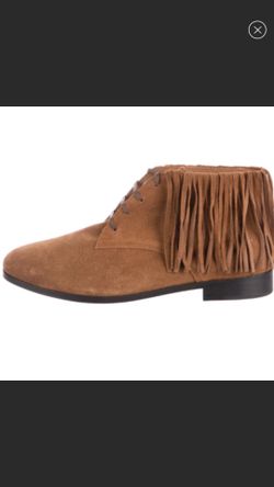 NewbarK Fringe Booties (NIB) Size 9.5