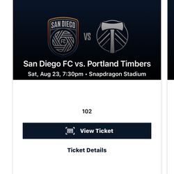 San Diego FC Vs Portland 