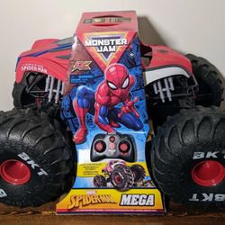 Monster Jam Marvel Mega Spider-Man RC Monster Truck All-Terrain
