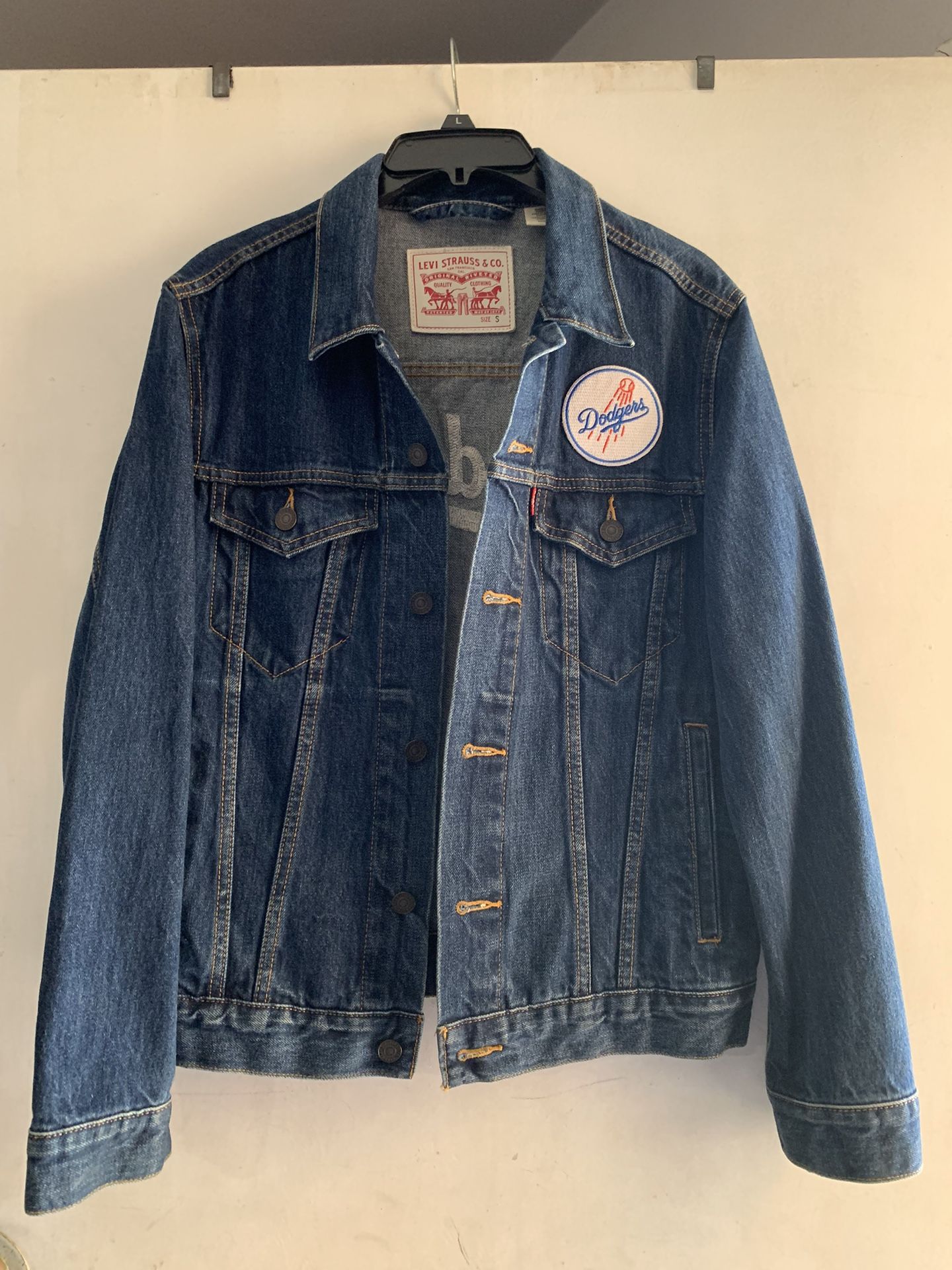Levi’s LA Dodgers MLB Special Edition Denim Tucker Jacket Size Small