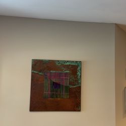 Handmade Rustic Copper Wall Art -3 pieces