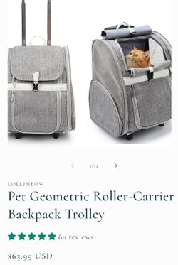 Pet Roller Backpack /Carrier 