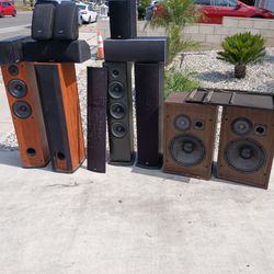 Speakers.  Subwoofers. Recivers.