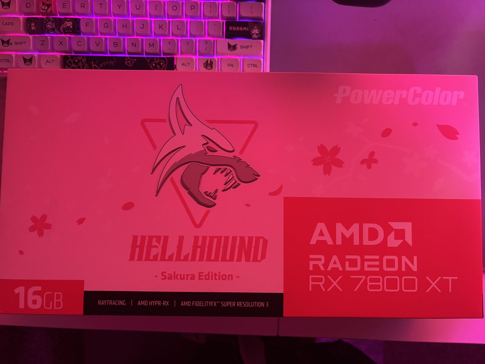 Rx 7800XT hellhound Sakura Edition