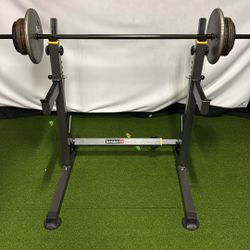 1 Inch Bench Press Setup With 100#s