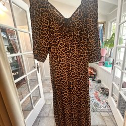 H & M Leopard Print Dress