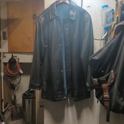Leather Jacket Long 
