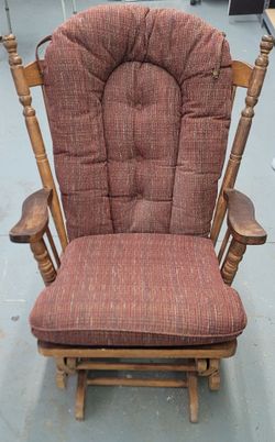 Wooden rocking chair