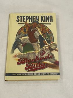 2010 first edition hardcover of Blockade Billy by Stephen King. 132 pages