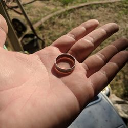 Men's Size 10.5 Platinum Wedding Ring