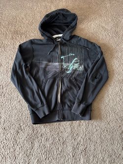 Vintage 2005 Paul Frank Guitar Graphic Full Zip Hoodie