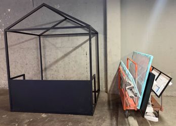 metal vendor booth for events & marketing