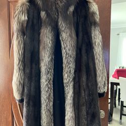 Vintage Fox Fur Women coat