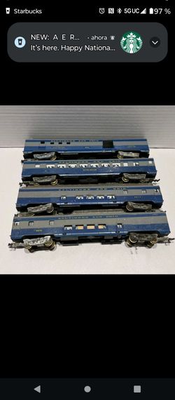 HO Scale Penn Line Lighted* Baltimore & Ohio Pullman Coaches