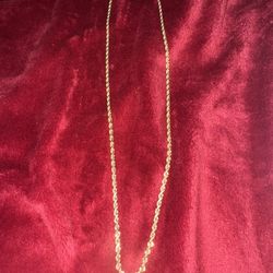 14k Solid Gold Rope Chain