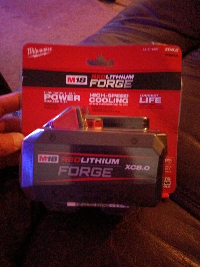 Forge Red Lithium Xc8.0 Battery Qty.2