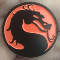 Mortal Kombat Logo Pin