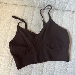 Brown Cropped Tanktop
