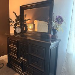 Ashley Furniture, Mirror And Nightstands 
