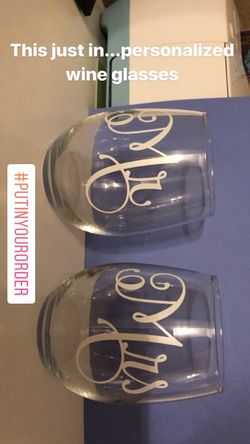 Personalized Wine Glasses