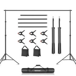 Self Tape Backdrop, Stand And Softbox 