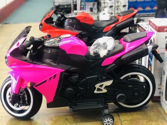 Ride on Motorcycle for Toddlers, 3 Twinkling Wheels Electric Motorcycle, 2 Battery Powered,