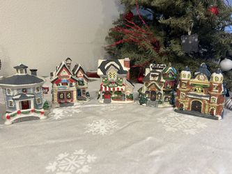 1990 Vintage Christmas Village