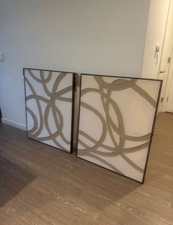 Textured Art - Set of Two