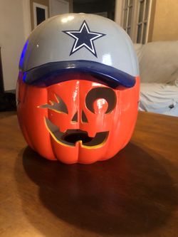 Dallas cowboy Halloween pumpkin