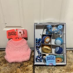 Dog Bundle Deal. Toys And Cute Pet Sweater. See Pictures