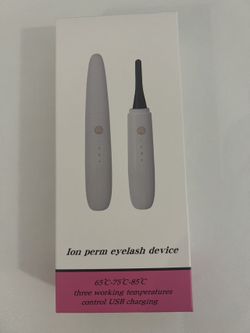 Heated Eyelash Curler — USB Rechargeable, 3 Heat Settings