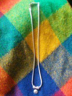 Vintage Napier Signed Silver Necklace with Charms