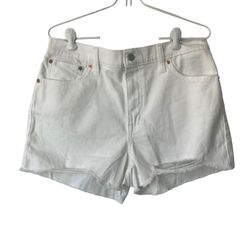 Levi's high rise shorts size 32 great condition. They come from a pet and smoke free household  Measurements are in the pictures  B58 