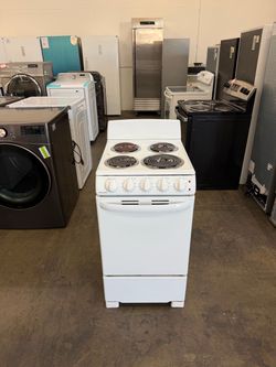 Hotpoint White Electric Coil Range Stove