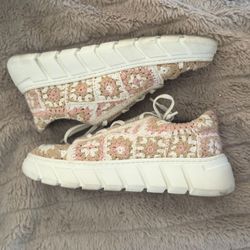 Free people crochet tennis shoe