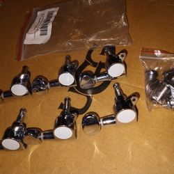 New Fender China TUNERS New Replacements Parts Guitar W Screws Parts