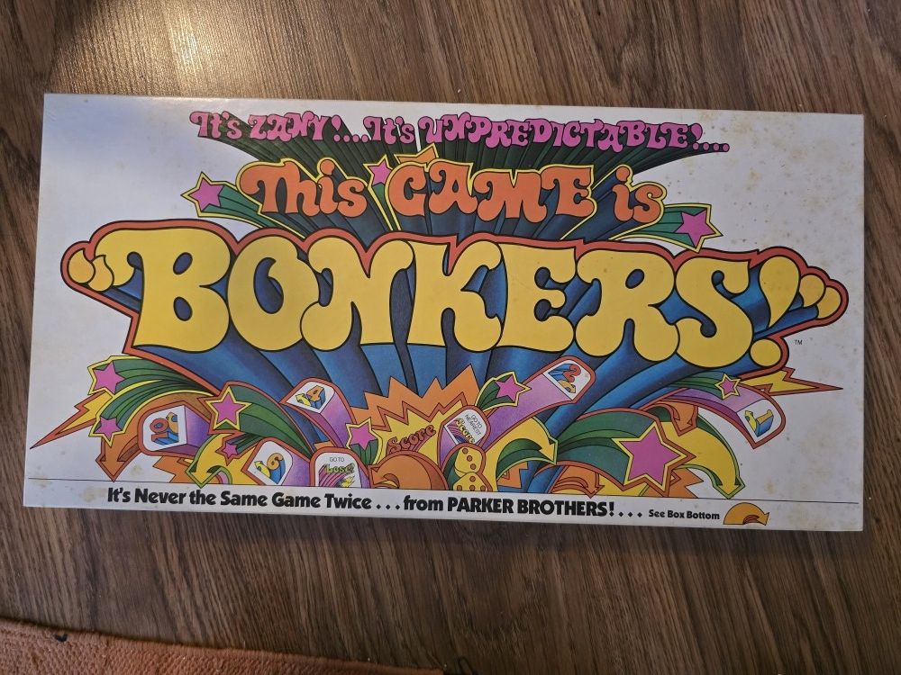 BONKERS 1978 Board Game