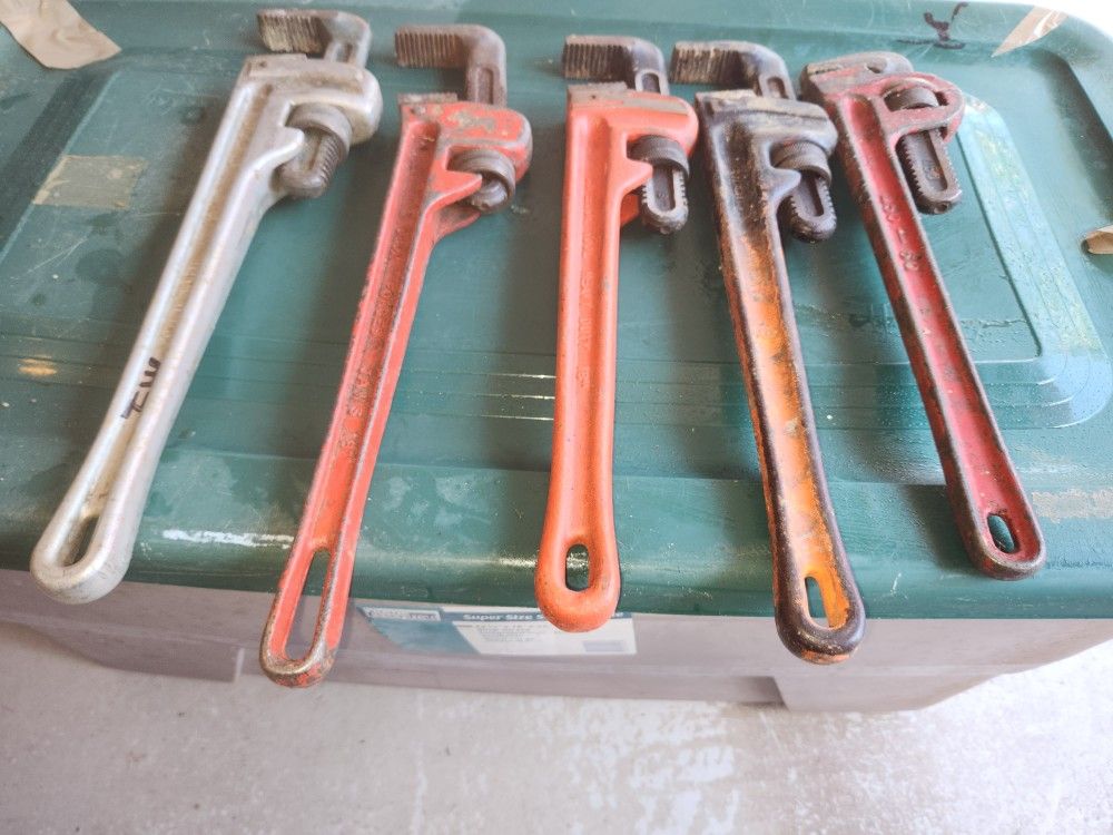 5 18-in Adjustable Plumbers Wrenches