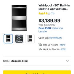 Whirlpool Smart Built In Oven