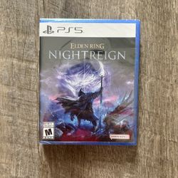 In Hand, Brand New, Never Opened Factory Sealed PS5 - Elden Ring Night Reign - Video Game