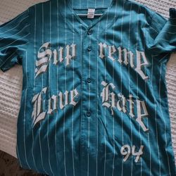 Supreme Love Hate 94 Baseball Jersey 