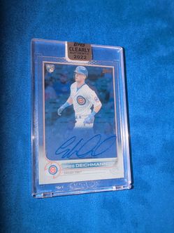 Greg Deichmann 2022 Topps Clearly Authentic CLEAR ROOKIE AUTO #CAA-GD Cubs