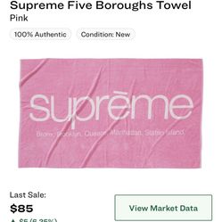 Supreme Five Boroughs Towel