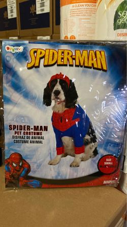 New Spider-Man Pet Costume Small New