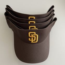 Padres Visors Set Of 4