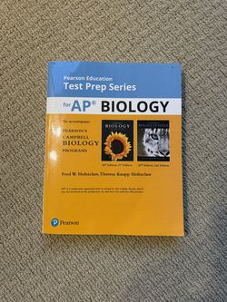 Pearson AP Biology Test Prep — $15